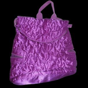 Disney Parks Purple Mickey Mouse Satin Mini Backpack